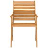 5 Piece Patio Dining Set Solid Acacia Wood