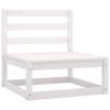 8 Piece Patio Lounge Set with Cushions Solid Pinewood