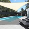 28' x 28' x 28' Triangle Sun Shade Sail/ Rice White