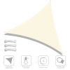 28' x 28' x 28' Triangle Sun Shade Sail/ Rice White