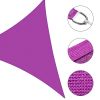 25' x 25' x 25' Triangle Sun Shade Sail/ Red Purple