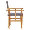 Director's Chairs 2 pcs Solid Acacia Wood