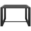 5 Piece Patio Lounge Set with Cushions Aluminum Anthracite