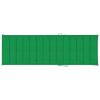 Sun Lounger with Cushion Solid Acacia Wood and Galvanized Steel