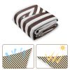 22' x 22' x 22' Triangle Sun Shade Sail/ Coffee+White
